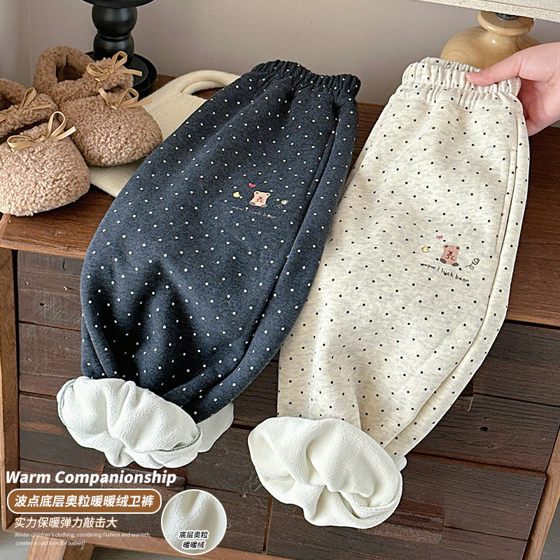 2025新入荷★子供服　ズボン　裏起毛★90〜160 2色