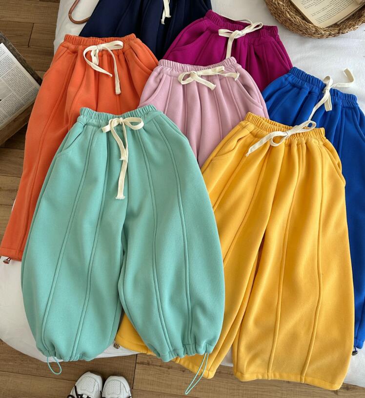 2026新入荷MXM★子供服　ズボン　裏起毛★100cm〜160cm 7色