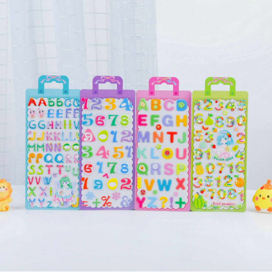 子供お褒めシール★立体エンボス★防水ステッカー ★DIY デコレーション用