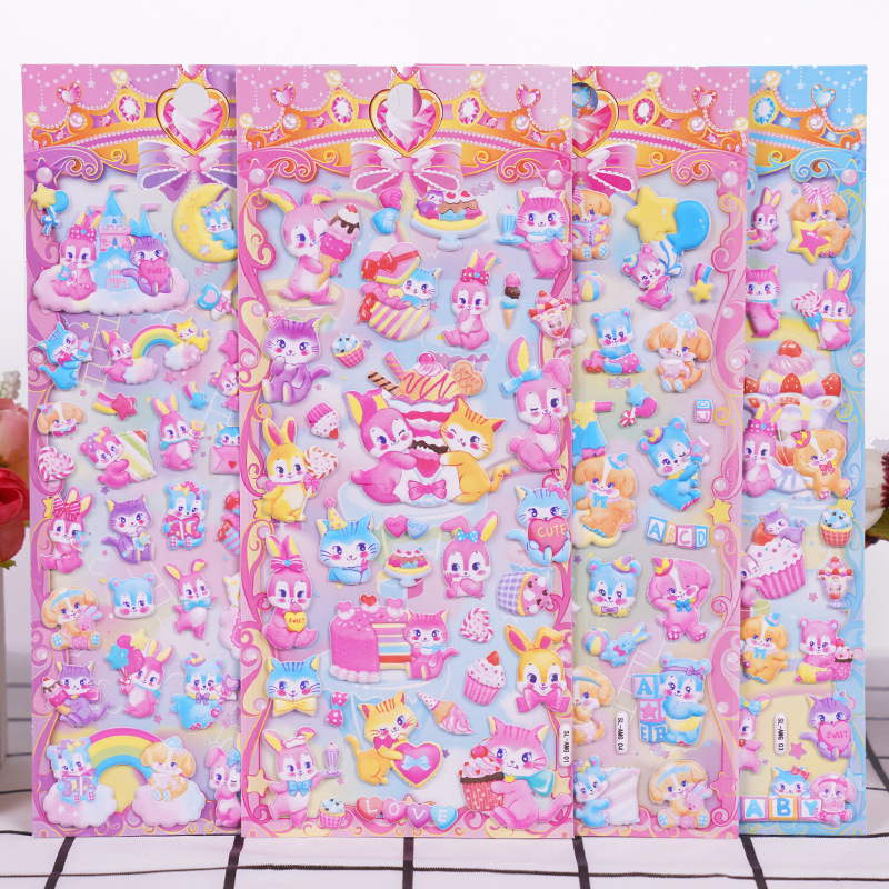 子供お褒めシール★立体エンボス★防水ステッカー ★DIY デコレーション用