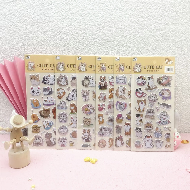 2026★DIY手作り ステッカー★粘着シール★3D★手帳素材