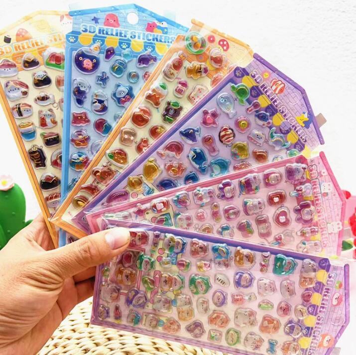 子供お褒めシール★立体★防水ステッカー ★DIY デコレーション用