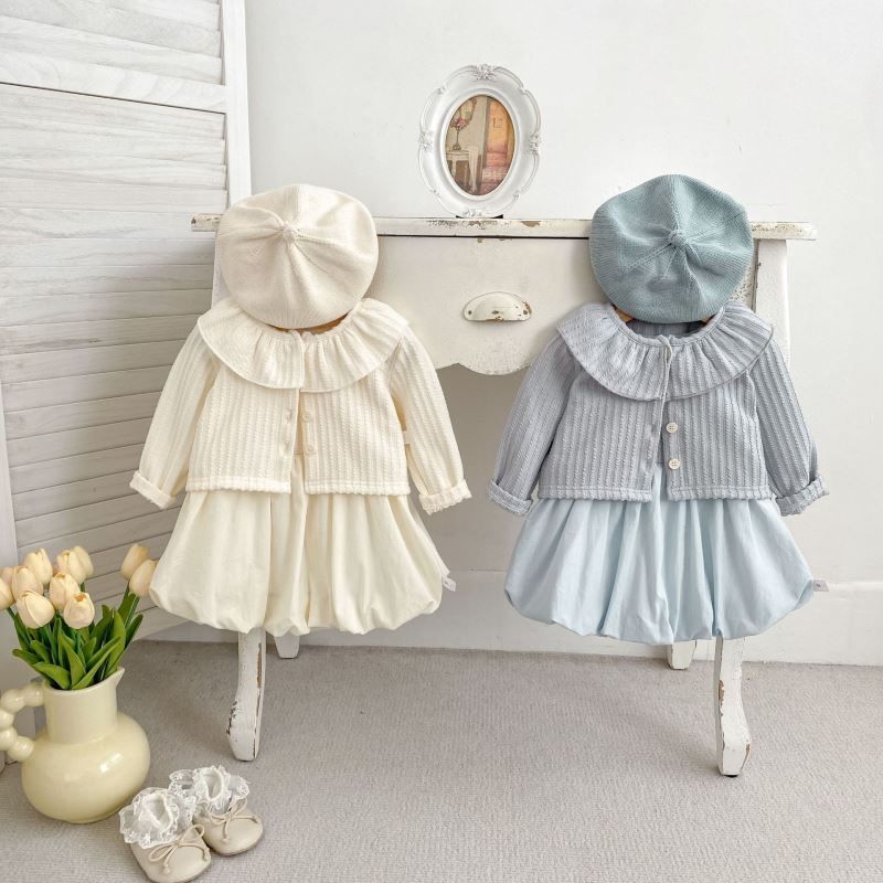 「2026」子供服★トップス+ロンパース★セットアップ★韓国風子供服★2色66cm〜90cm