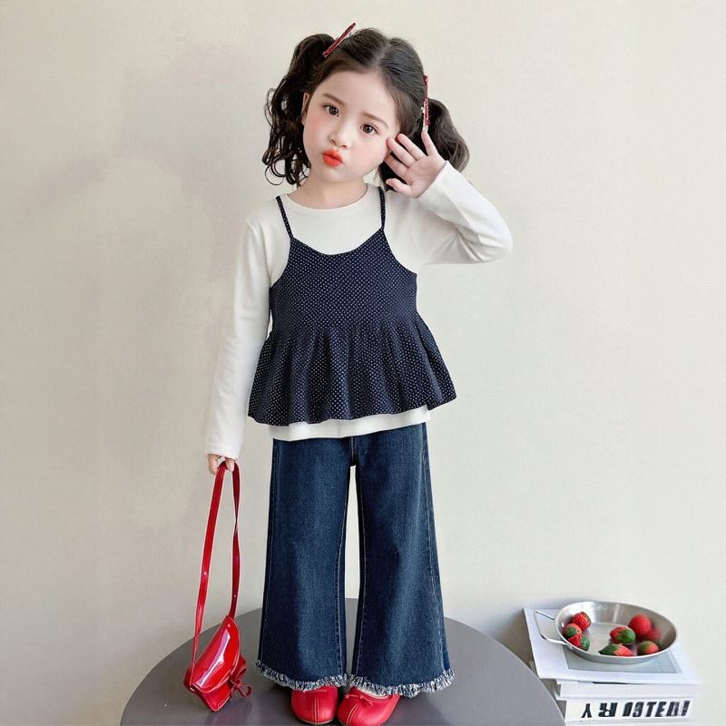 2026新作★子供服　トップス+ベスト&ズボン分けて★90cm〜140cm