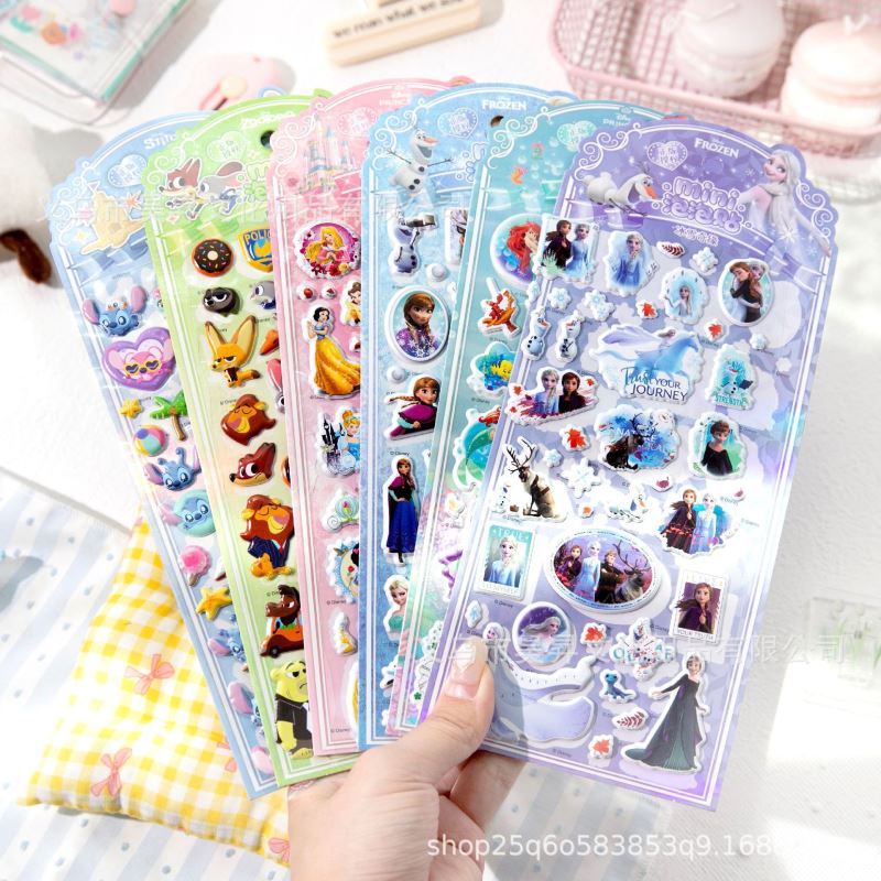 DIY手作り ステッカー★粘着シール★3D★手帳素材