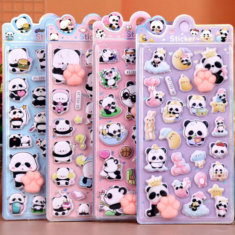 DIY手作り ステッカー★粘着シール★3D★手帳素材