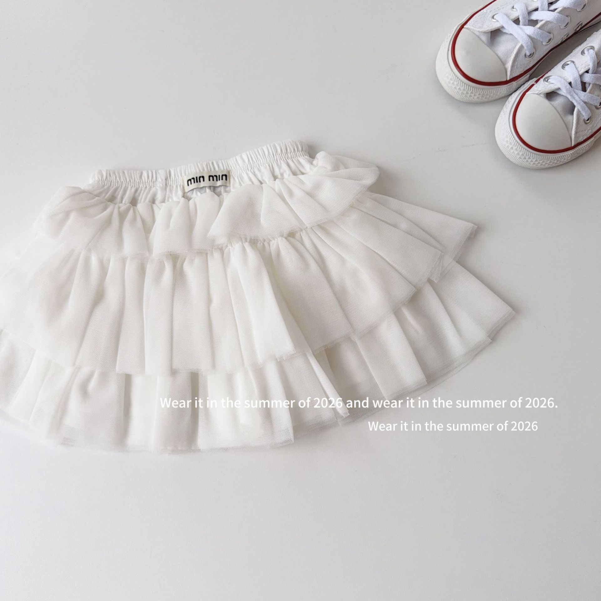 2026新品TQ★子供服　スカート★90cm〜150cm