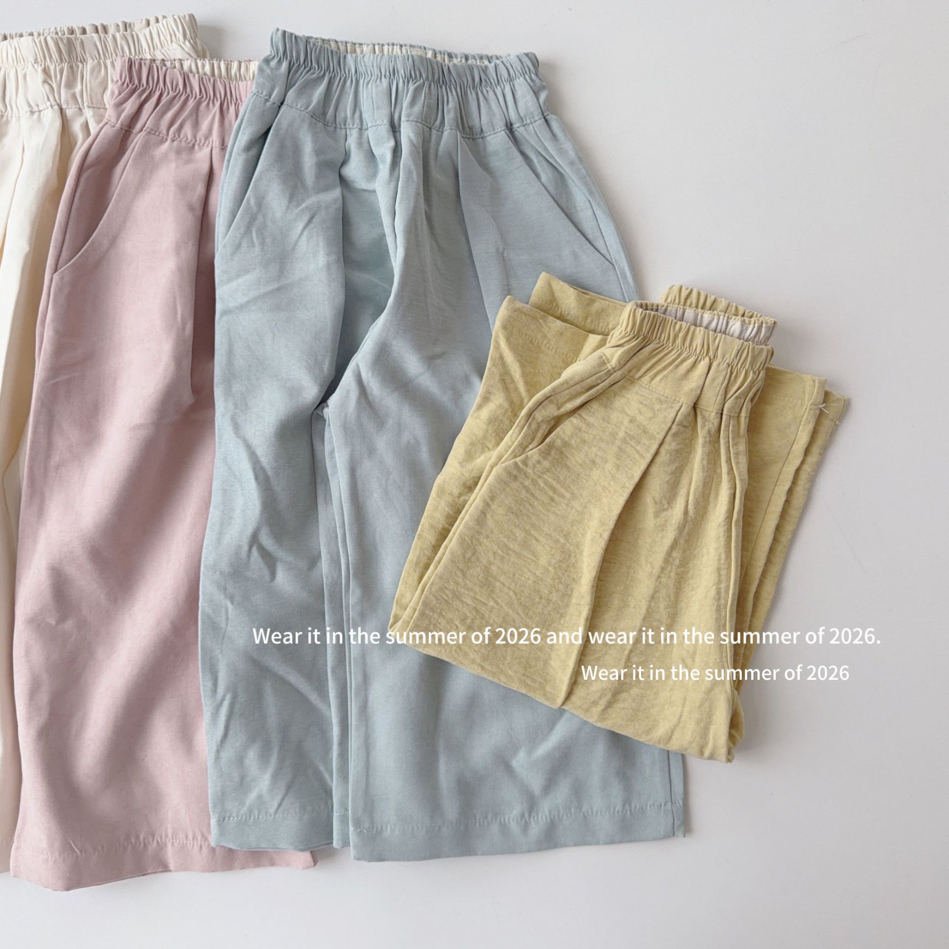 2026新入荷TQ★子供服　ズボン★90cm〜150cm 4色