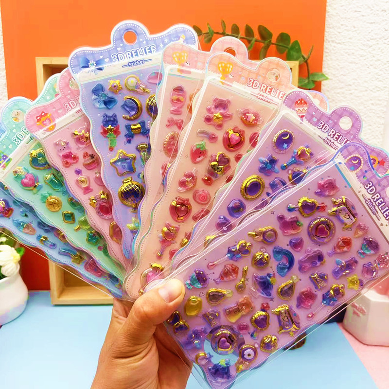 子供お褒めシール★立体お尻もちもち★防水ステッカー ★DIY デコレーション用