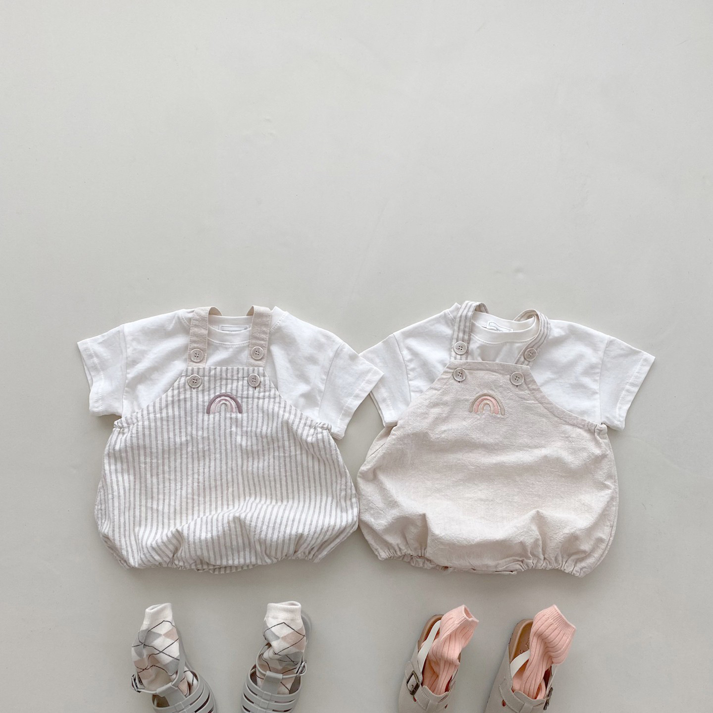 2026★夏新作★韓国風ベビー服★トップス★ロンパース★66cm〜100cm 3色