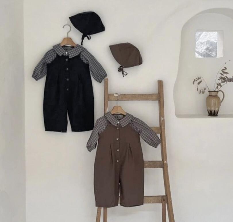 2026新作★子供服　トップス&シャツ+連体服+帽子★66cm〜90cm 2色
