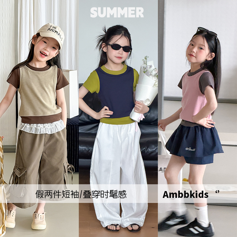 2026新作A★子供服　トップス★100cm〜170cm 3色
