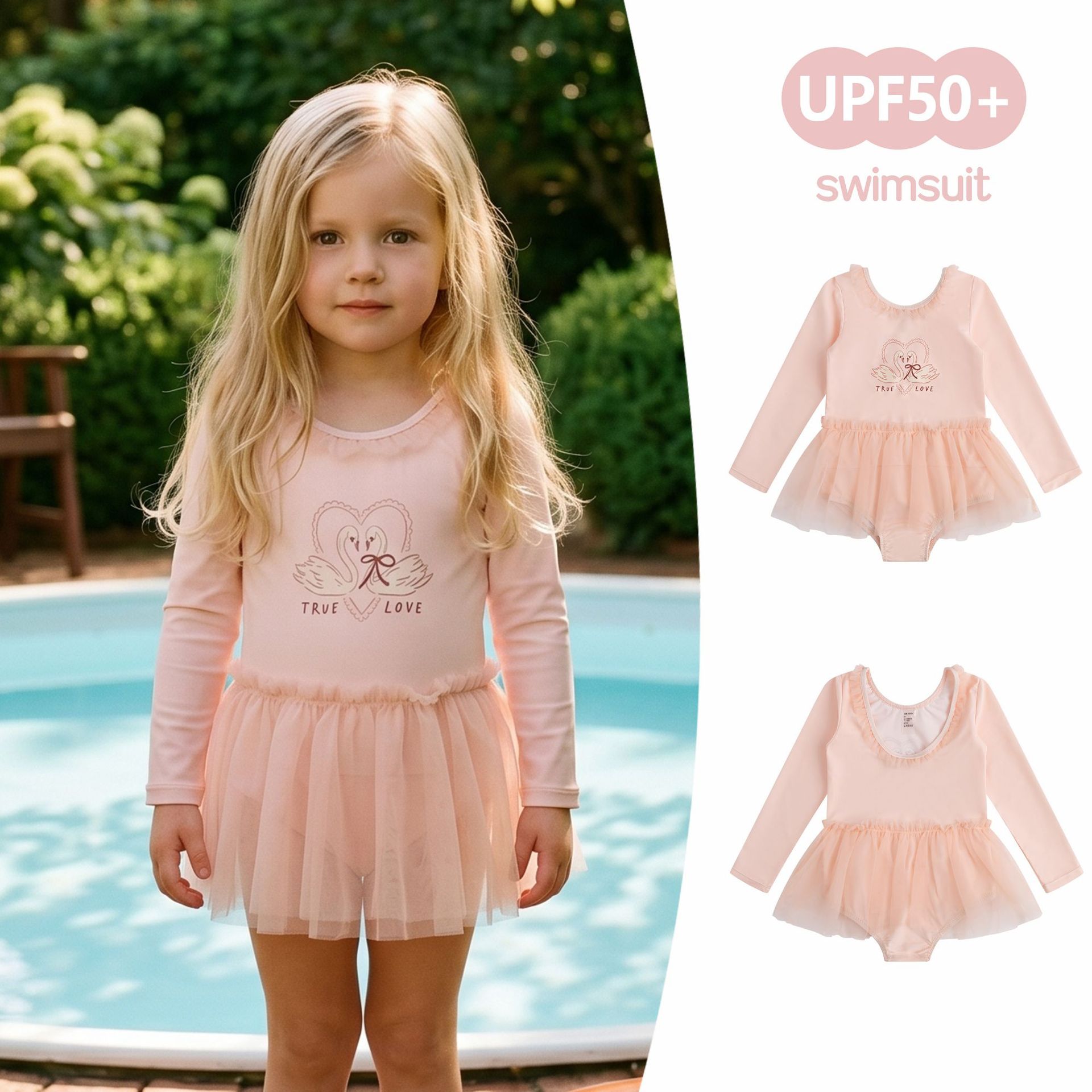 2026新品★子供服　水着★90【1-2y】〜140【8-9y】