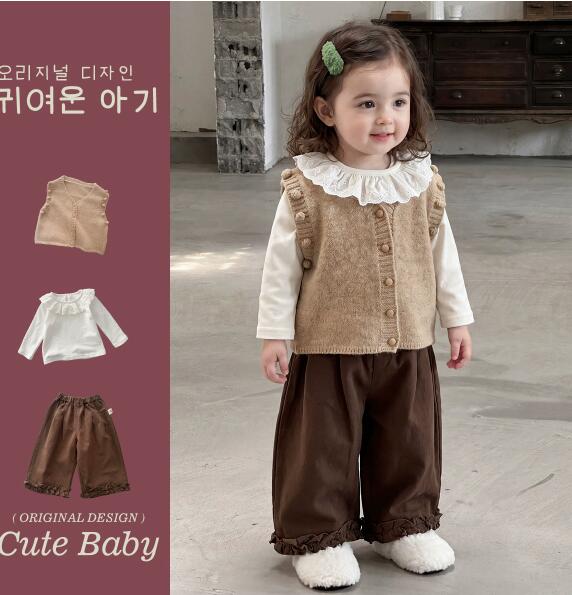 2026新作★子供服　トップス&ズボン&ニットベスト分けて★73〜100