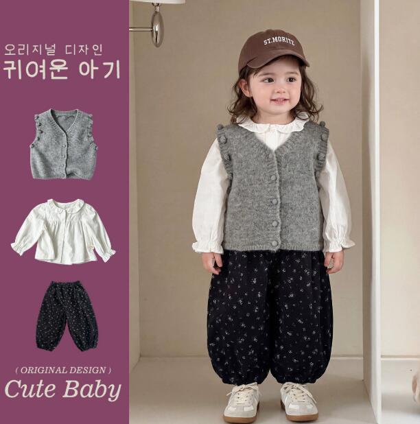 2026新作★子供服　トップス&ズボン&ニットベスト分けて★73〜100