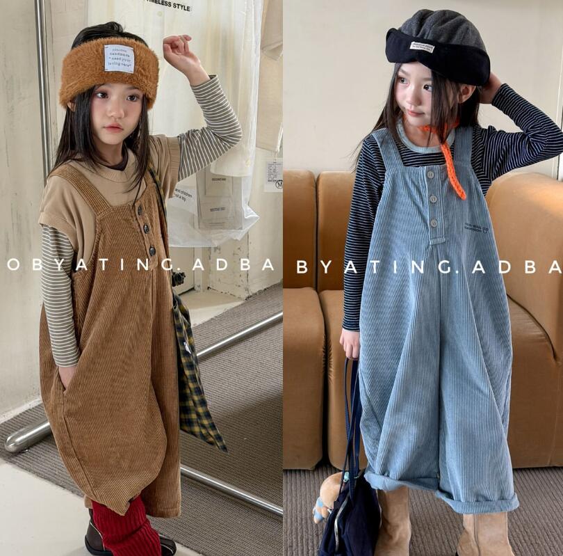2026秋新品SJ★子供服　サロペット★80cm〜130cm 2色