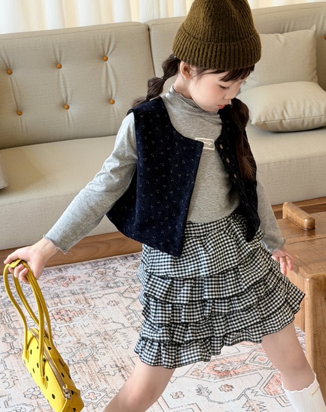 2026秋新品ZY★子供服 　ベストコート★100cm〜150cm