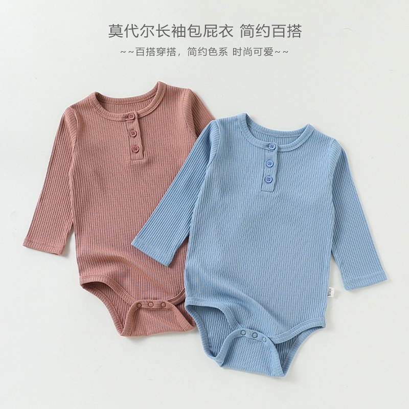 2026秋新入荷★ベビー服　ロンパース★66cm〜90cm 2色