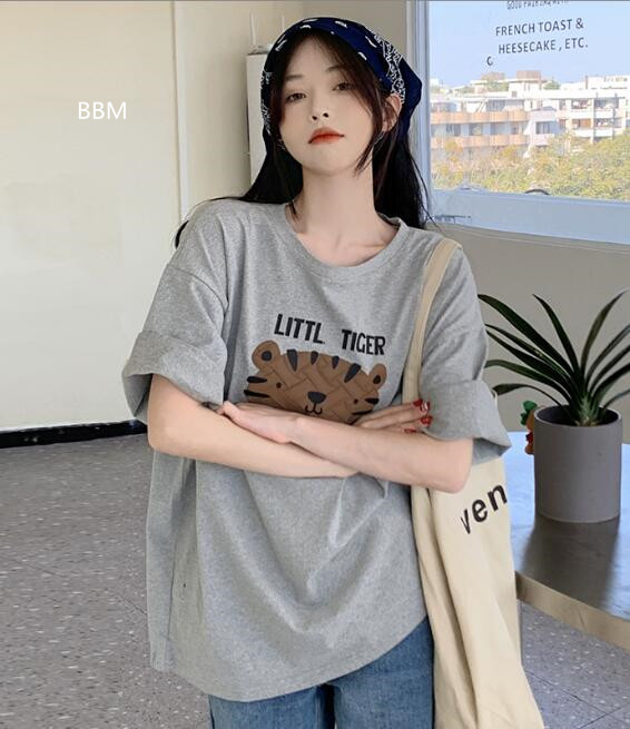 2022★春夏新作★韓国風★トップス★Tシャツ★半袖★カジュアル★2色M-2XL