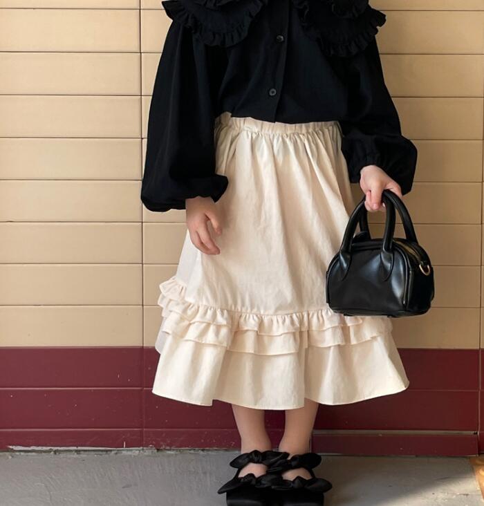 2023新品★子供服　スカート★90-150cm★2色