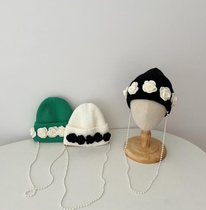 新作★子供用★帽子★防寒★ニット帽子★キッズ★キッズ女の子★カジュアル★3色