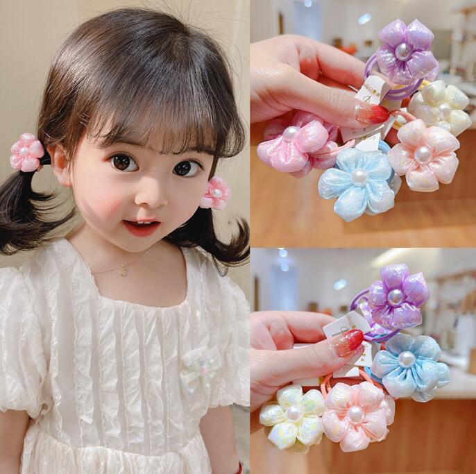 子供用★キッズ女の子★髪飾り★まとめ髪用★ヘアアクセサリー★ヘアゴム★多色