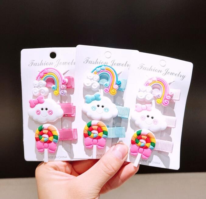 子供用★キッズ★髪飾り★まとめ髪用★ヘアアクセサリー★ヘアピン★3枚入り★多色