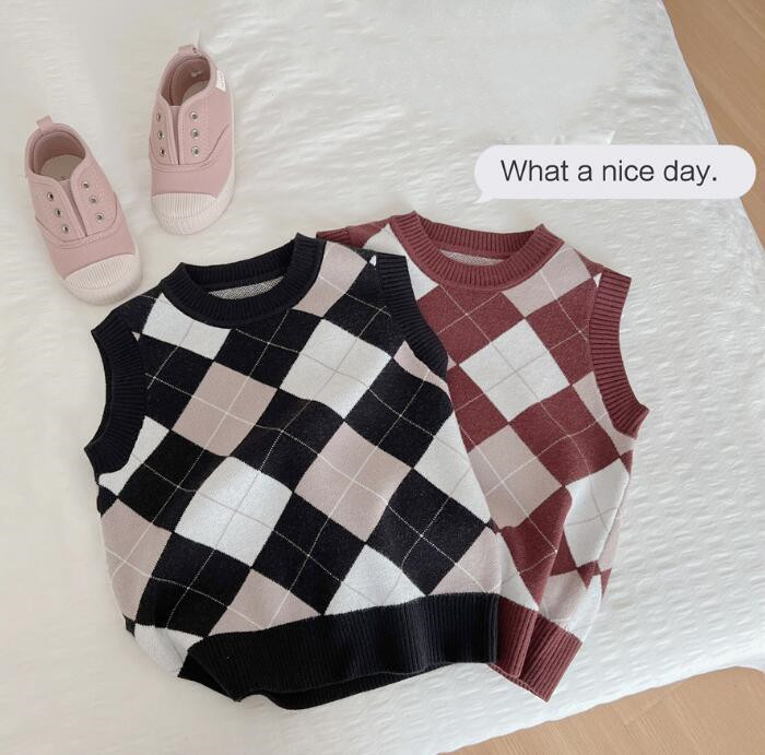 子供服★トップス★チョッキ★ベスト★キッズ女の子★2色★100-140CM