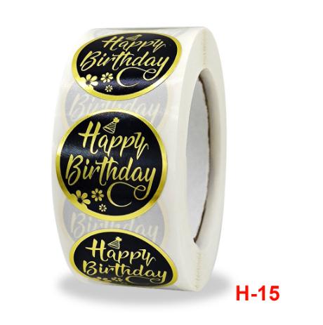 包装資材★手作り工芸品★プレゼントの装飾など★粘着シール★1巻き=500P