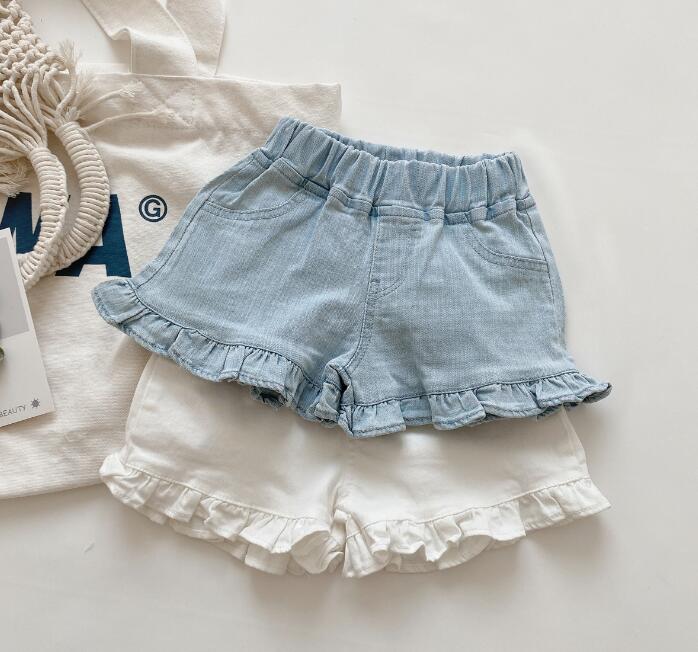 子供服★ボトムス★ショートパンツ★韓国風子供服★キッズ女の子★無地★2色★90-140CM
