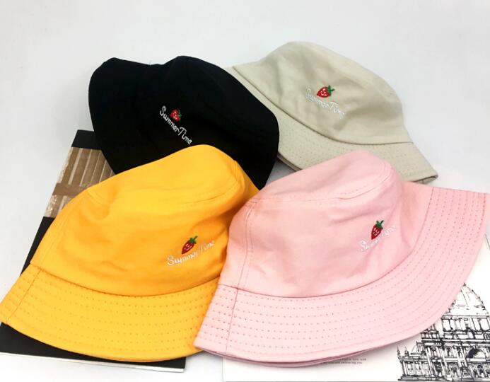 日焼け止め・大人用帽子・バケットハット・キャップ・韓国風・ファッション・可愛い造形