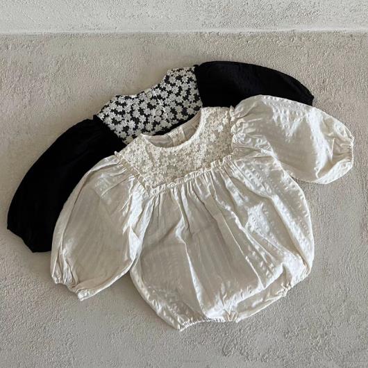 2023春新品★子供服　ロンパース　66-90cm★2色