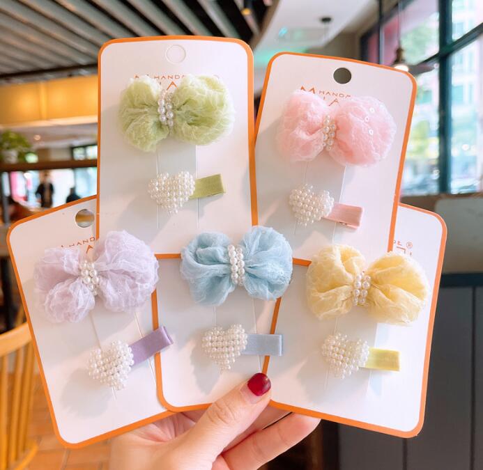 子供用★キッズ★髪飾り★まとめ髪用★ヘアアクセサリー★ヘアピン★2枚入り★多色