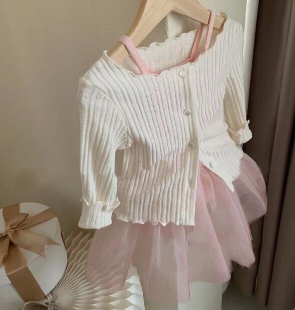 2023年★子供服　カーディガン&ワンピース分けて販売★90-140cm★