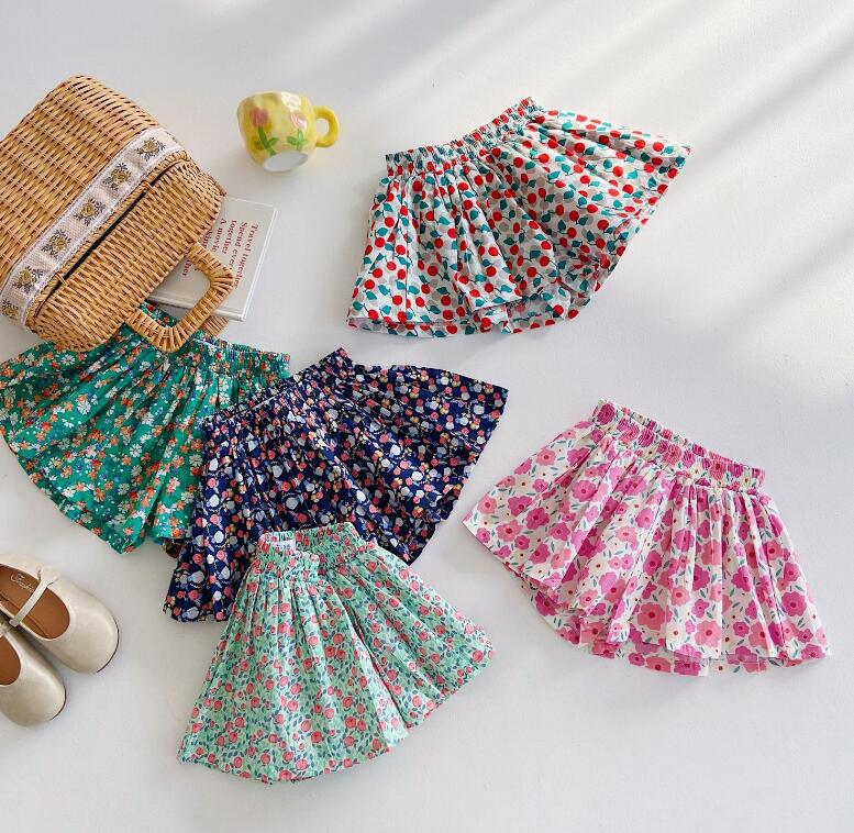 2023新品★子供服　スカート型ズボン★90-140cm★9種