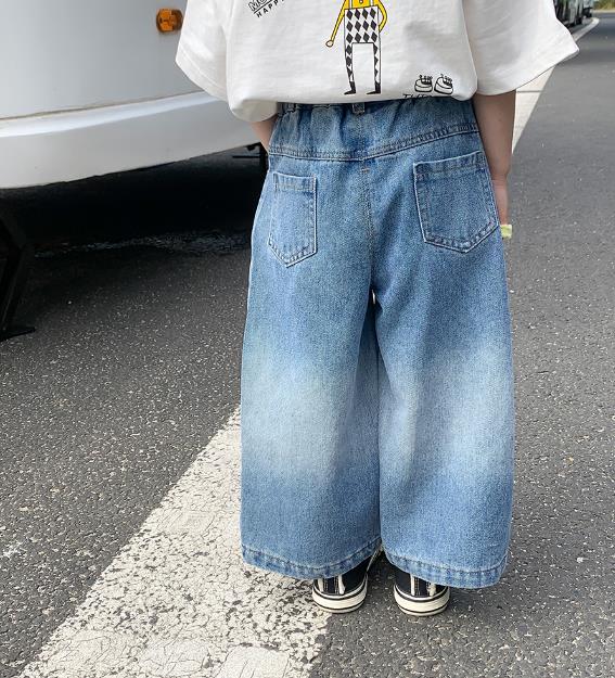 2023春新品★子供服　ボトムス　デニムズボン　90-140cm