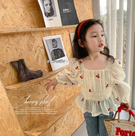 2023春新品★子供服　トップス　シャツ　90-140cm