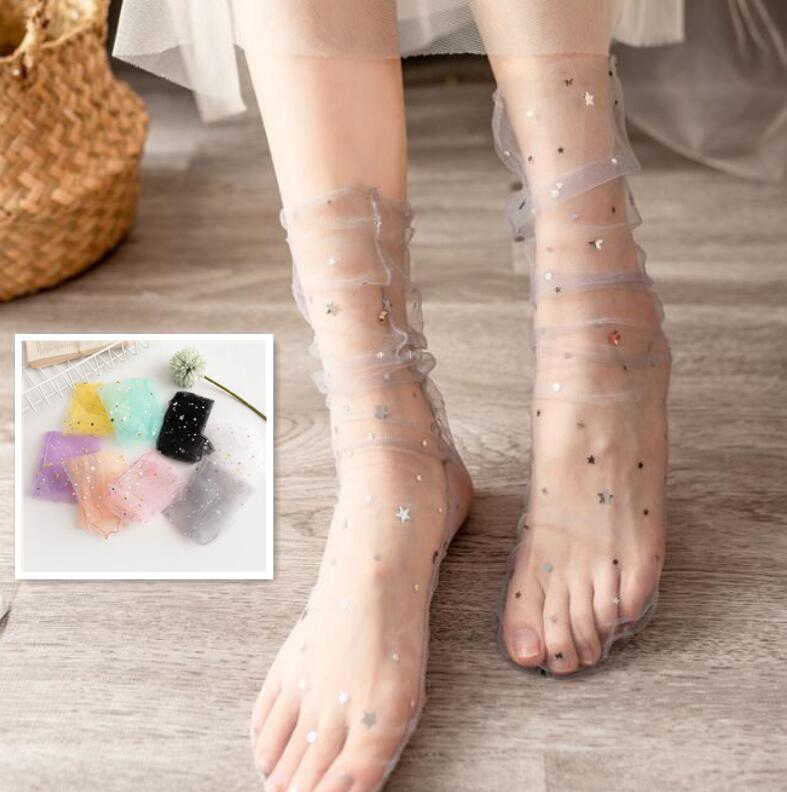 靴下★レデイース★ソックス★大人用★女性用★薄手★透明感★可愛い★8色