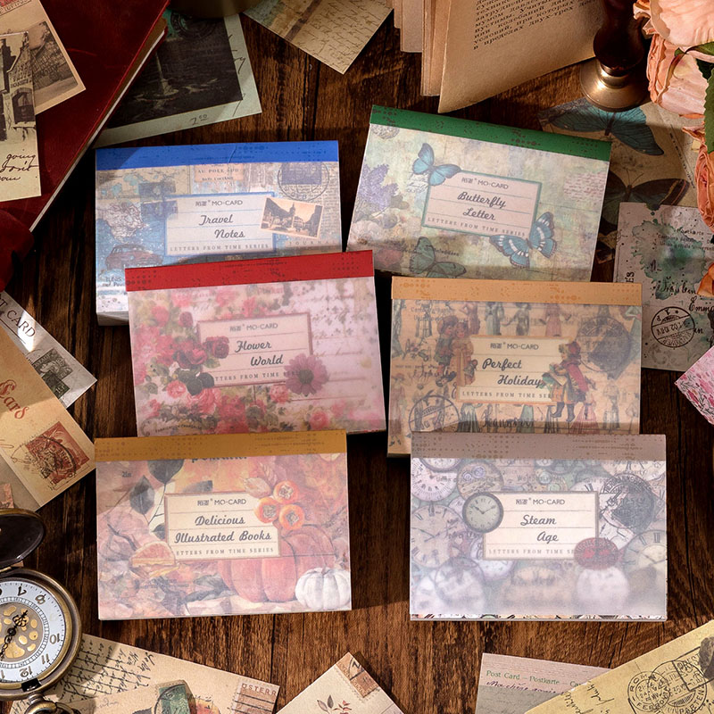 文具 素材紙メモ紙 手帳素材 アンティーク 春新作 植物花葉蝶 中古 人物 グルメ食べ物 旅行 100枚入