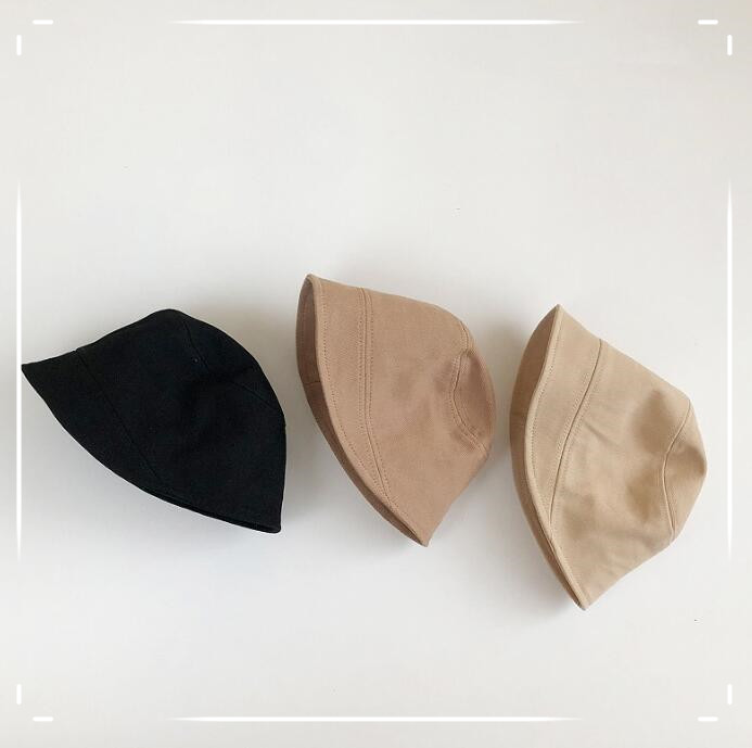 子供用★帽子★バケットハット★男女兼用★日焼け防止★無地★ベビー★3色