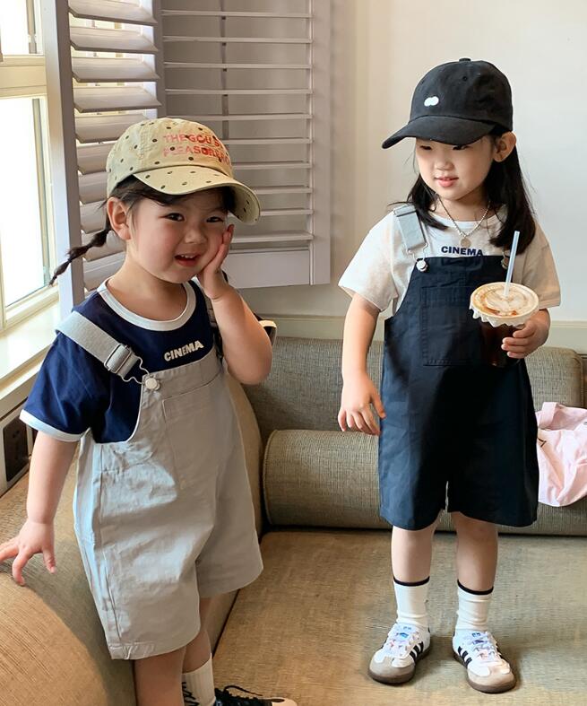2023夏新品★子供服　サロペットズボン★80-130cm★2色