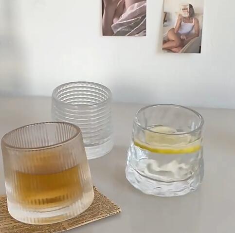 ★超人気★インテリア★回転グラスカップ★3種