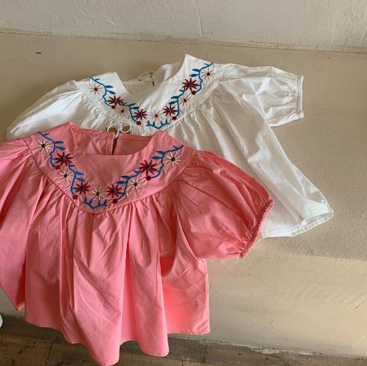 2023夏新品★子供服　トップス　半袖　90-130cm★2色