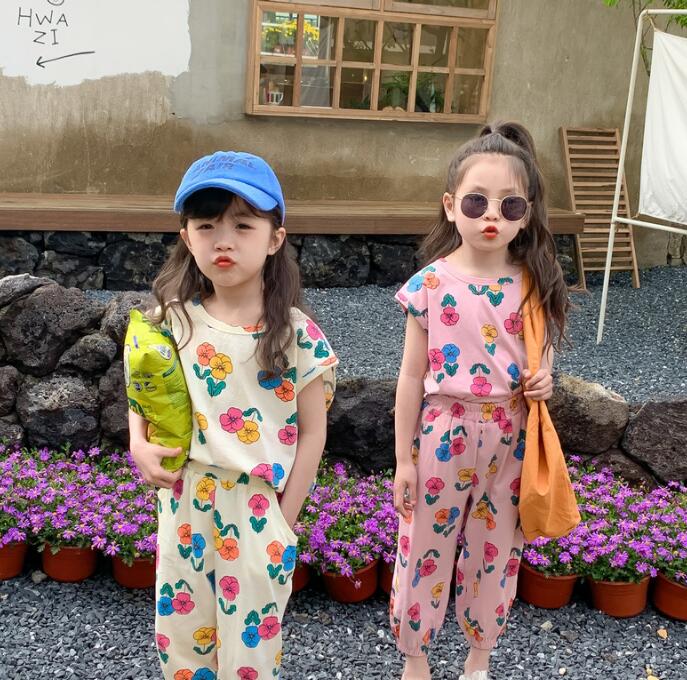 子供服★トップス+ズボン★セットアップ★韓国風子供服★キッズ女の子★2色★80-140CM