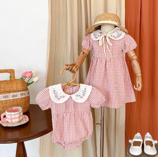 2023夏新品★子供服　ロンパース66-90cm/ワンピース90-130cm