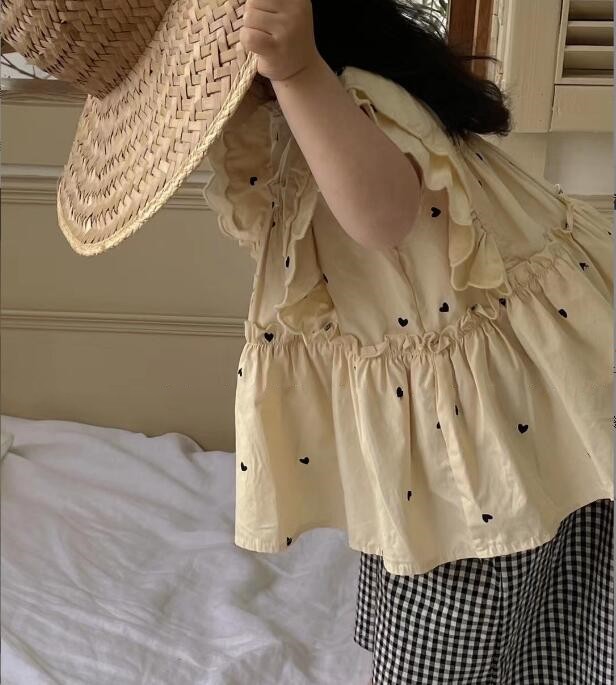 2023★春夏新作★韓国風子供服★トップス★シャツ★2色90-140CM