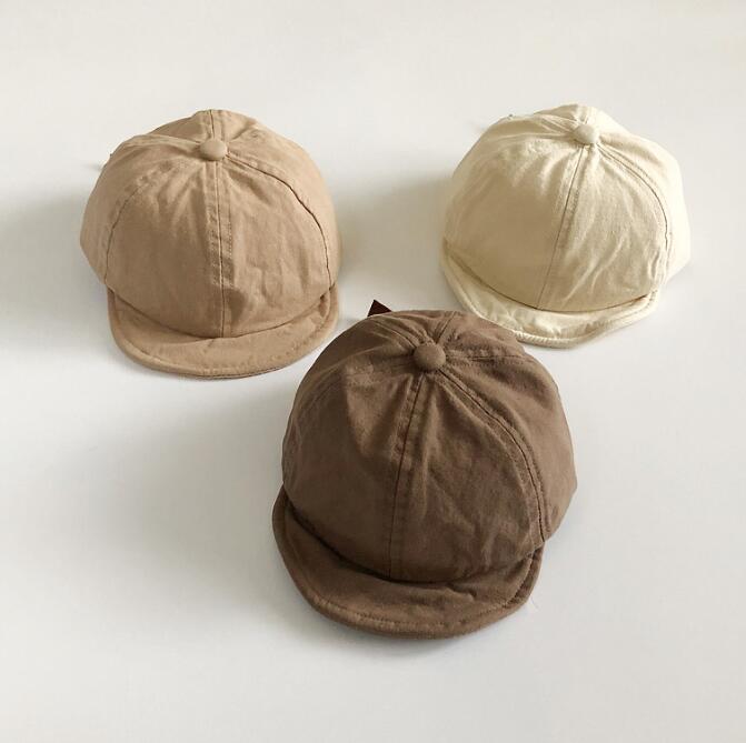 子供用★帽子★キャップ★野球帽★男女兼用★日焼け防止★ベビー★無地★4色