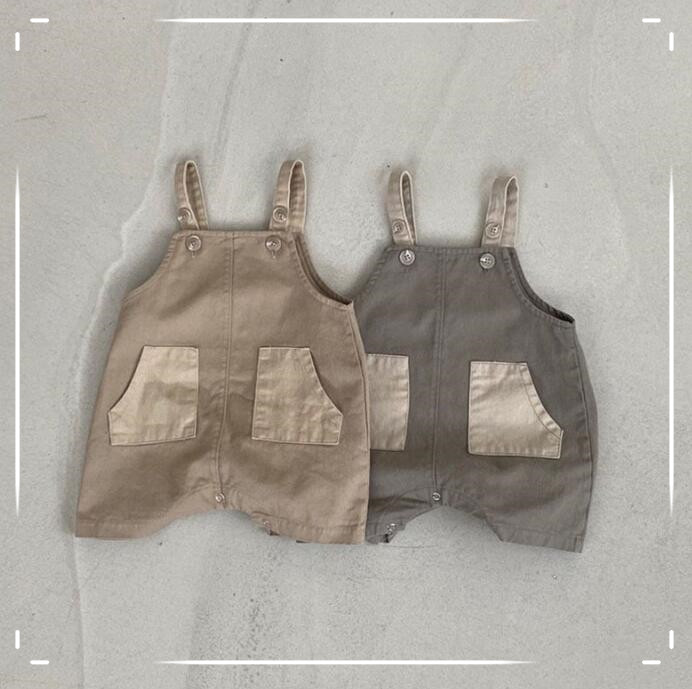 子供服★サロペット★連体服★韓国風子供服★ベビー★2色★66-90CM