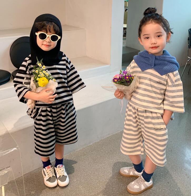 2023年★子供服　トップス+ズボン　セットアップ★90-140cm★2色