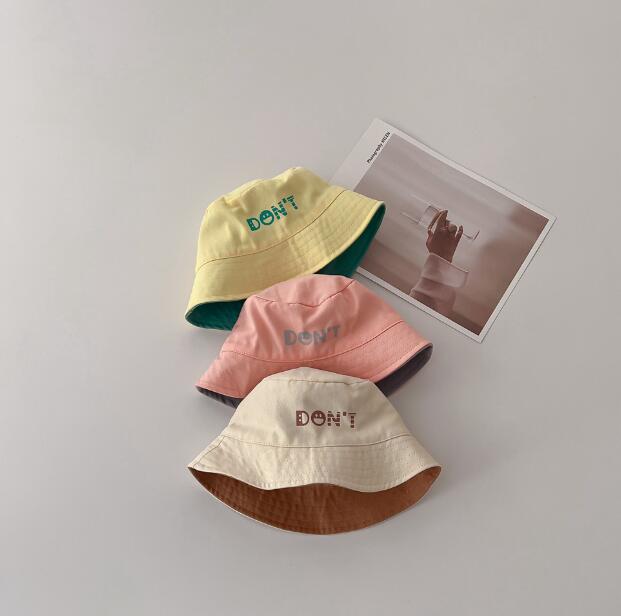 子供用★帽子★バケットハット★キッズ★男女兼用★日焼け防止★リバーシブル★3色